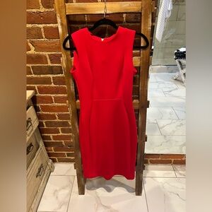 Red Calvin Klein Dress